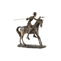 figura resina 36x19x39 quijote envejecido