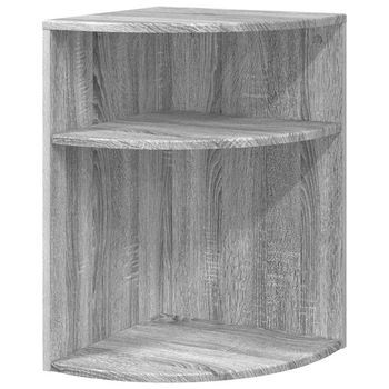 Mesa Auxiliar Gris Sonoma 39,7 X 39,7 X 60 Cm Vidaxl
