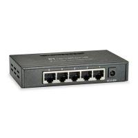 switch levelone geu-0523 5 puertos gigabit carcasa metalica montaje en pared