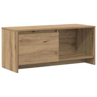 conjunto de mueble de tv 90 x 35 x 40 cm roble artisan vidaxl