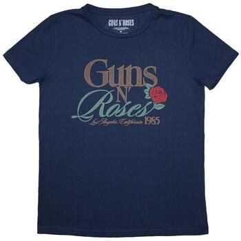 Guns N Roses Camiseta manga larga California 1985 para mujer