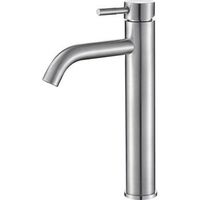 grifo lavabo alto sligo acero cepillado