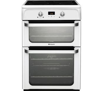 HOTPOINT HUI612P Electric Induction Cooker - White, White