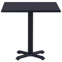 mesa de jardinrmesa para exterioresrmesa de patio negra 80x80x75 cm