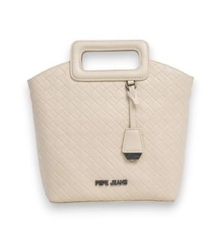 Pepe Jeans para mujer. PL0300152 Bolso Teagan blanco crema (OSFA), Casual, Poliuretano