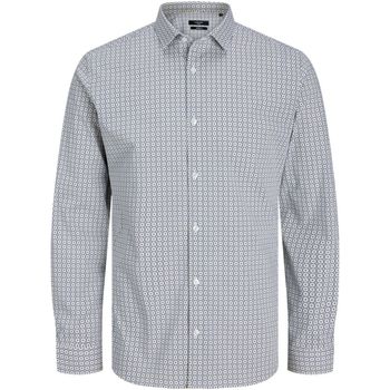 Jack & Jones Camisa manga larga 12251125 JPRBLABLACKPOOL STRETCH SHIRT LS SS24 SN TROPOSPHERE para hombre