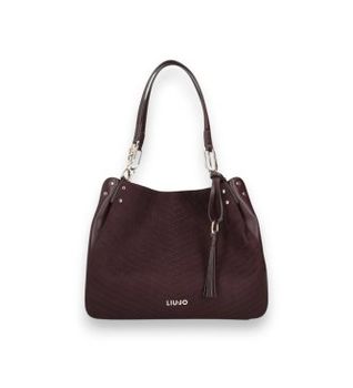 Liu Jo para mujer. AF6185-T760A Bolso Boston Bag Red granate (OSFA), Casual, Poliéster