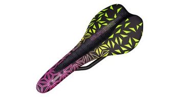 Sillin de carbono supacaz scorch rosa neon amarillo fade