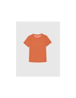 camiseta champion ss mujer naranja