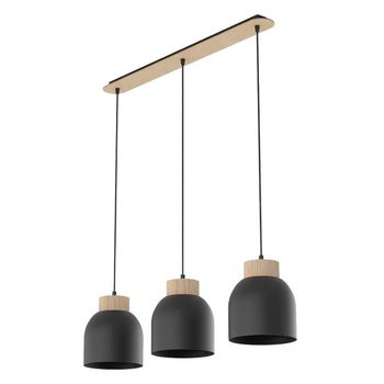 Lámpara colgante oka negro (3 luces)