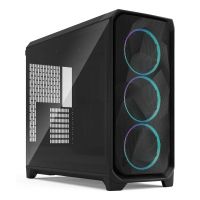 caja pc fractal meshify 3 xl negro gaming atx vidrio templado rgb acero