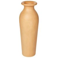 jarron decorativo tradicional terracota hecho a mano decoracion para el hogar naranja muar