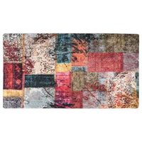 alfombra lavable patchwork multicolor 190x300 cm vidaxl