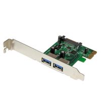 tarjeta de red startech pexusb3s24 pci express 5 gbps 2 puertos usb 32 gen 1 uasp alimentacion sata