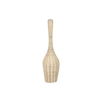 Lampara Pie Ratan Hierro 25x25x85 Natural
