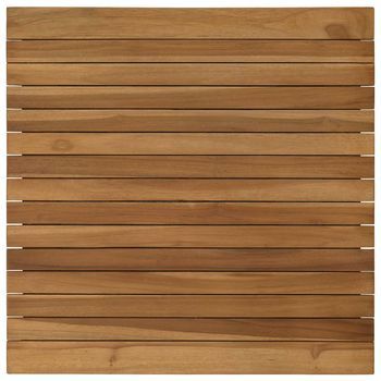 Encimera 60 X 60 X 3,5 Cm Cuadrado Madera De Teca Maciza Vidaxl