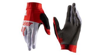 Leatt 1 0 gripr guantes largos rojo gris