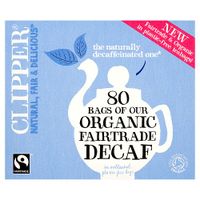 clipper organic decaf 80 teabags
