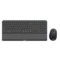 Philips 6000 series SPT6607B/16 teclado RatÃ³n incluido Universal RF Wireless + Bluetooth Negro