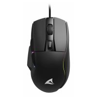 raton sharkoon con cable 6400 dpi iluminacion rgb pbt ptfe 6 botones