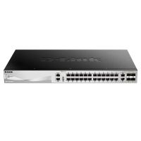 d-link dgs-3130-30ts switch gestionable 24 puertos gigabit  2 puertos 10gbase-t  4 puertos 10g sfp