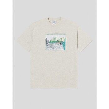 Polar Skate Co Camiseta CAMISETA MINDFULNESS TEE IVORY GREY MELAGNE para hombre