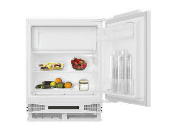 Nevera pequeña - Candy CM4SE68W, Estático ventilado, 82.6 cm, 111 l, Sin Panelar