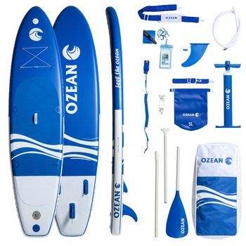 Tabla Paddle Surf 350cm Azul - Tabla De Stand Up Paddle Hinchables Para Mar, Ríos Y Lagos.