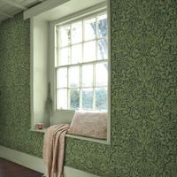 papel pintado hoja de roble verde 1005x52cm