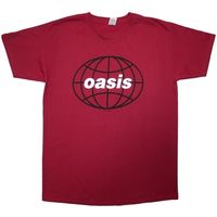 oasis camiseta manga larga 1998 world tour - south america para mujer