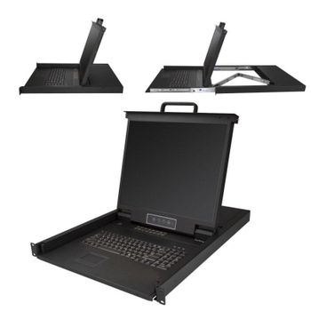 Consola KVM StarTech.com RKCONS1916K 16 Puertos LCD 19