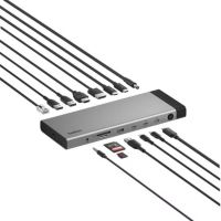 estacion de acoplamiento thunderbolt 5 usb-c 14 puertos 140w belkin inc031