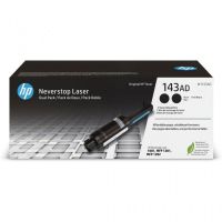 kit de recarga toner original hp neverstop 143ad negro multipack