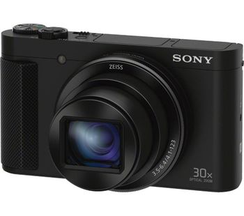 SONY Cyber-shot DSC-HX90B Superzoom Compact Camera - Black, Black