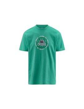 Camiseta Kappa Gunno Tbar Hombre Verde Blarney
