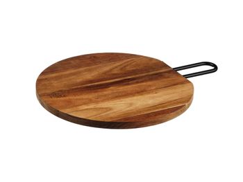 Tabla de cortar de madera de acacia stine - ø31cm