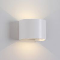 aplique de exterior led davos ii 3000k 2x6w