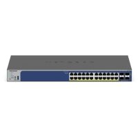 switch netgear gs728tx 24x rj-45 gigabit  2x rj-45 10g  2x sfp 10g apilable l2l3 rack