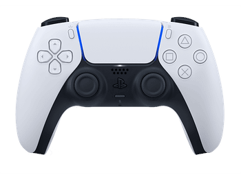 Mando - Sony Dualsense V2, Para PlayStation 5, Bluetooth, Retroalimentación háptica, Blanco