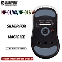 unusualwaysports patines de raton vaxee np01sv2 np01s e1 inalambricos ax superficie curvada ptfe anti-colapso magic ice black silver fox