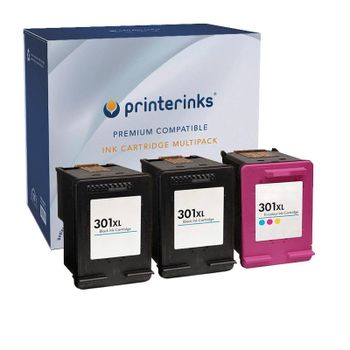 Compatible Multipack HP DeskJet 2549 Printer Ink Cartridges (3 Pack) -CH563EE
