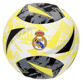 Aktive - Balón de fútbol Real Madrid Ø21 cm T5, para playa, para piscina, neopreno, diseño escudo equipo, pelota infantil, +18 meses