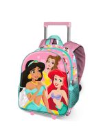 mochila infantil con ruedas karactermania 07478 princesas disney uni