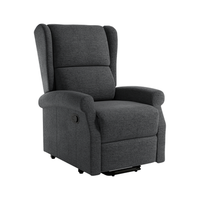 butaca relax manual alba - sillon reclinable comfort - pizarra