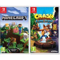 nintendo switch minecraft  crash bandicoot n-sane trilogy bundle