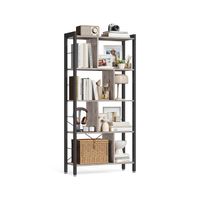 estanteria industrial de 4 niveles greige  negro