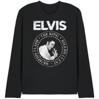 elvis presley camiseta manga larga rock king para mujer