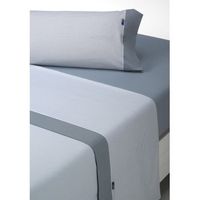 juego de sabanas estampadas mota - 4 piezas - cama 180 - gris - disponible en varios tamanos y colores
