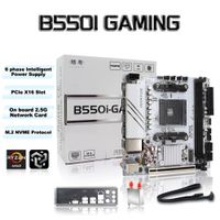jingyue b550i gaming mini itx placa base ddr4 memoria compatible con am4 ryzen 5600gt56005700x pcie 40 dual m2 wifi 6 pc para juegos
