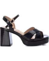 de xti sandalias plataforma negras charol 04 charol negro
